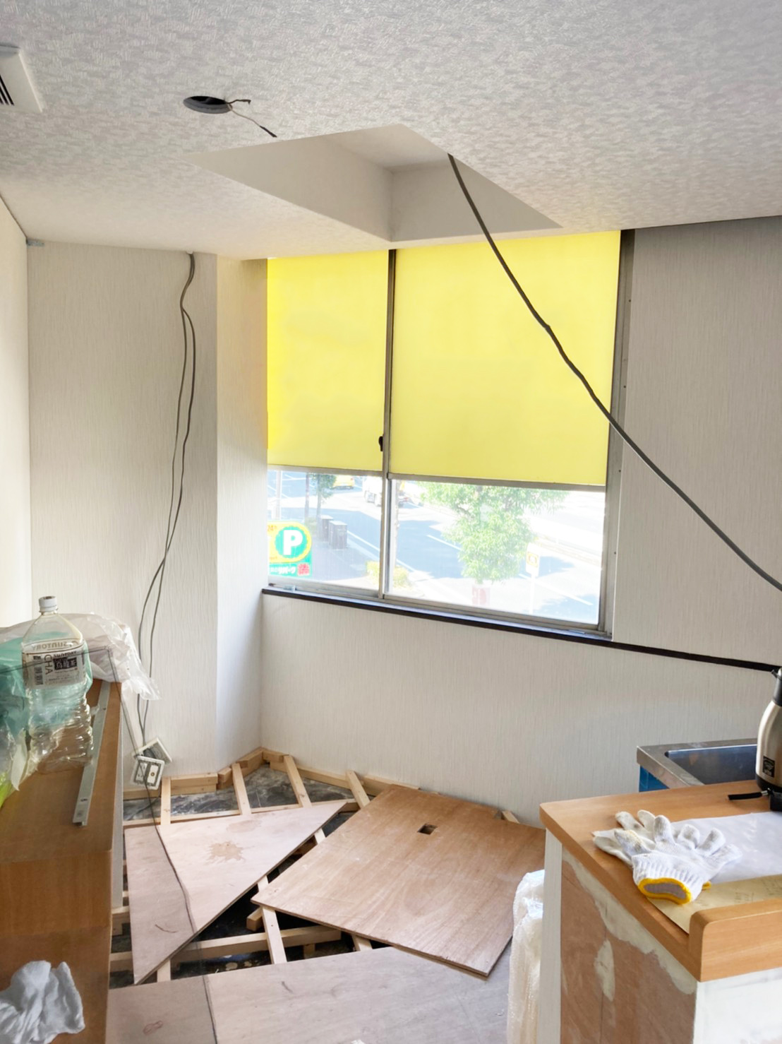 小荷物専用昇降機の設置予定場所です(2階部)